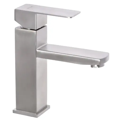 Змішувач для умивальника Mixxus KUB-001 SS2806 Нержавіюча сталь - фото 1