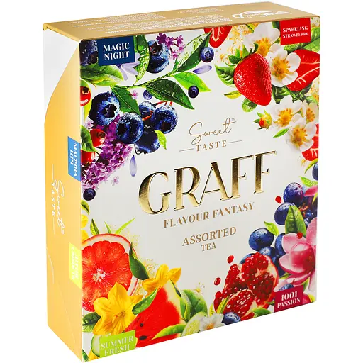 Чай асорті Graff Flavour Fantasy 32 саше (4820279612683)