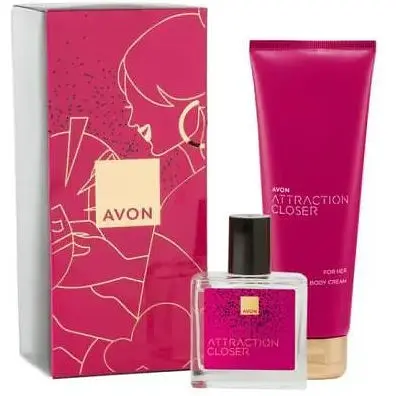 Подарунковий набір Avon Attraction Closer для неї (edp/30ml + b/lot/125ml) - фото 1