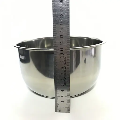 Кастрюлька стальная 2,5 л на мультиварку PANASONIC SR-TMH10, SR-TMH102 на 2,5 литра, (аналог ARE50T9351) - фото 6