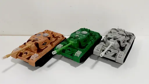 Танк 505-12E 24см, звук, свет,е здит, на батарейке МИКС - фото 3