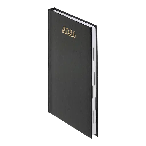 Ежедневник датированный Buromax Optimal 2026 A5 бумвинил черный (BM.2121-01) - фото 2