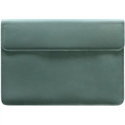 Кожаный чехол-конверт BlankNote на магнитах для ноутбука Универсальный Бирюзовый - фото 1