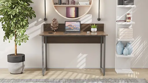 Комп'ютерний стіл Ferrum-decor Скай 75x120x60 сірий ДСП Дуб Сонома Труфель 16мм (FRD-101543) - фото 3