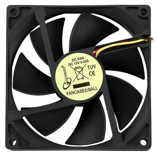 Вентилятор Gembird FANCASE-2 Ball Black