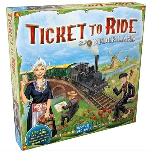 Настольная игра Days of Wonder Билет на поезд - Коллекция карт №4: Нидерланды (Ticket to Ride - Map Collection 4: Nederland) (англ.) (DOW720120) - фото 1