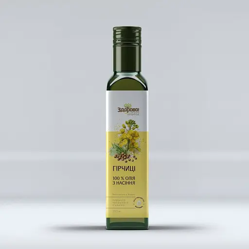Гірчична олія холодного віджиму Здорово! 250 мл - фото 3