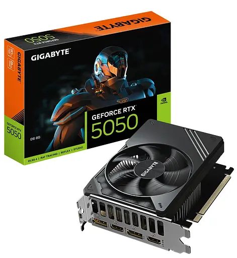 Видеокарта Gigabyte RTX 5050 8GB D6 (GV-N5050D6-8GD) (GDDR6, 128 bit, PCI-E v5.0 x16) - фото 8