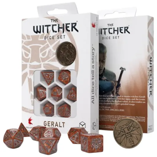 Набір кубиків The Witcher Dice Set. Geralt - The Monster Slayer , 7 шт. (SWGE02)