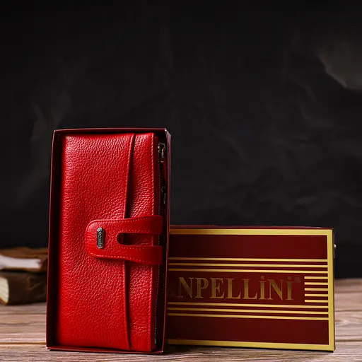 Жіночий шкіряний гаманець Canpellini 18.5х9.5х2 см acs0025565 - фото 8