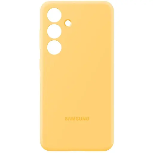 Оригінальний силіконовий чохол Samsung Silicone Case для Samsung Galaxy S24 Plus (S926) Yellow EF-PS926TYEGWW - фото 2