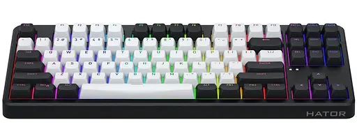 Клавіатура HATOR Rockfall 3 Mecha TKL Wireless Orange ENG ANSI Black (HTK850) - фото 4