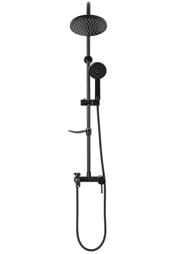 Душова система Rea Luis black чорний з мильницею REA-P7005, Чорний - фото 4