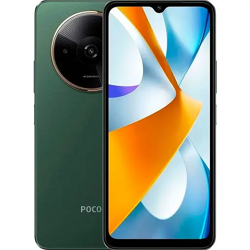 Смартфон Poco C61 4/128 GB Green Global EU [132313]