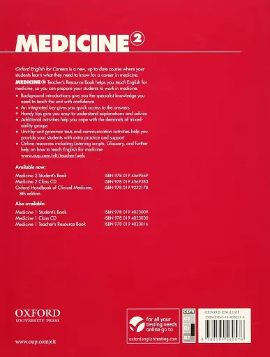 Oxford English for Careers: Medicine 2: Teacher's Resource Book - фото 2