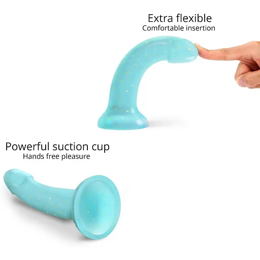 Дилдо з блискітками Love To Love Dildolls - Nightfall - фото 3