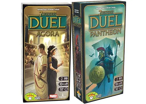 Настільна гра Ігромаг Набір доповнень до гри 7 Чудес: Дуель: Агора + Пантеон (WJ2020R1+1)
