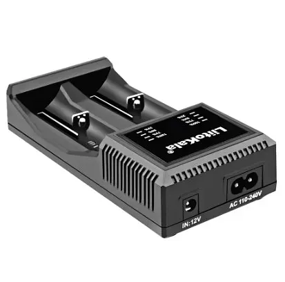 Зарядное устройство LiitoKala Lii-PL2 для АКБ (Li-ion LiFe+NiMH) 220В/12В (на 2 слота)