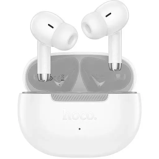 Навушники бездротові Hoco EQ24 Estrella TWS Bluetooth 5.4 стереогарнітура в кейсі білі
