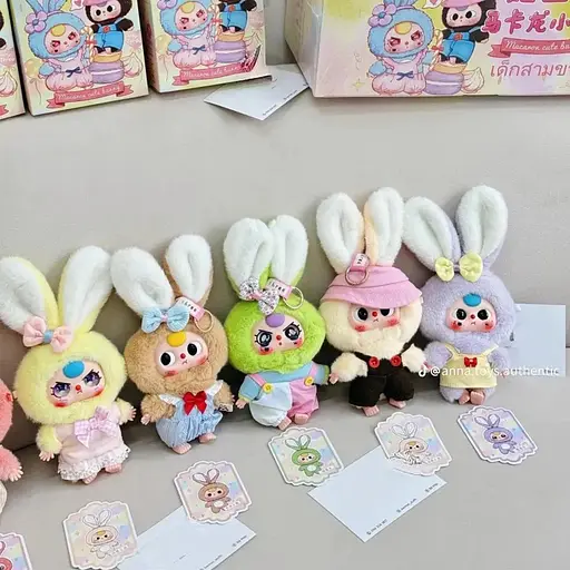 Колекційна м'яка іграшка з кільцем Pop Top Baby Three Cureplaneta Макарончики (CRP2605) - фото 10