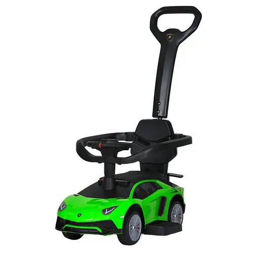 Каталка-толокарь Bambi Lamborghini с музыкой и светом зеленый