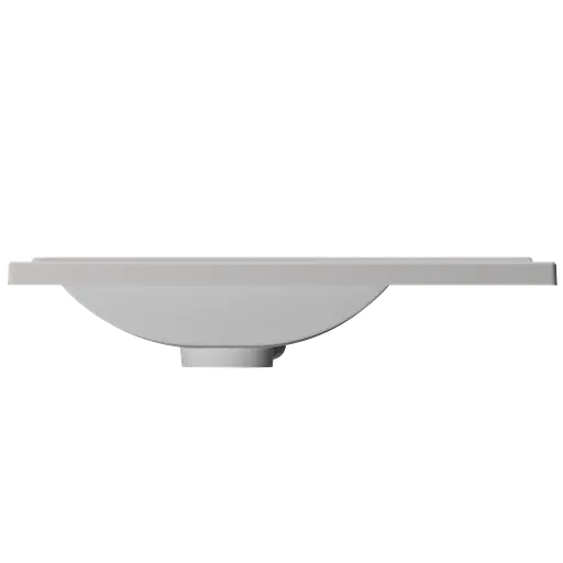 Раковина глянцева врізна Amidicon Techno 80 800x450 з литого каменю TECHNO_80_HL, Білий - фото 5