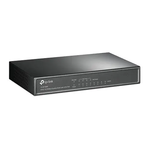 Коммутатор TP-Link TL-SF1008P 8xFE/PoE 65W неуправляемый настольный - фото 2