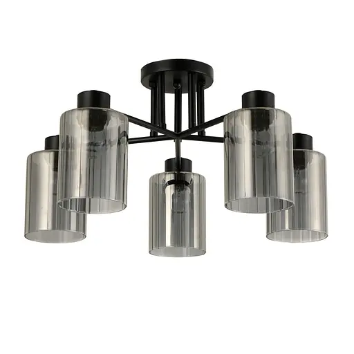 Люстра Ardero BL1350-1 OSTIN під лампу чорний - фото 2