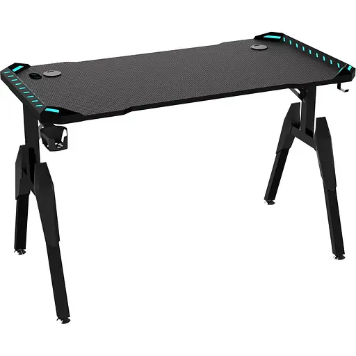 Комп'ютерний ігровий стіл GT Racer T-1244 Black [125839]