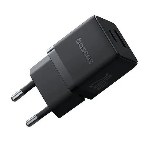 СЗУ Baseus Palm Fast Charger 20W (1USB-A/1C) + кабель Type-C to Type-C (P10111608) - фото 4
