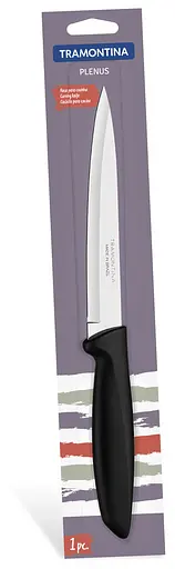 Ніж обробний Tramontina PLENUS чорний 15 см у блістері (23424/106) - фото 2