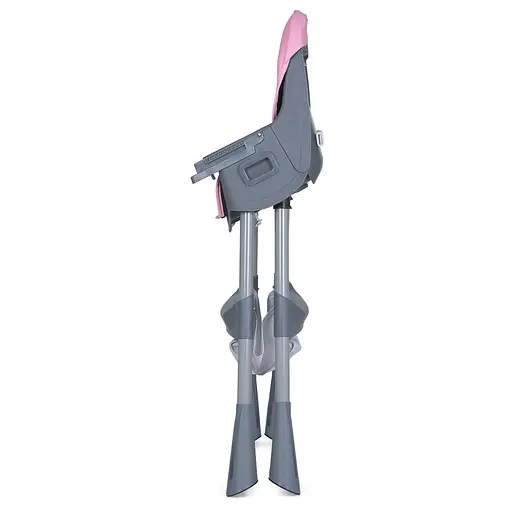 Стульчик для кормления Bambi M 5722 Lilac с корзиной для игрушек и чехлом из мягкой экокожи, розовый - фото 2