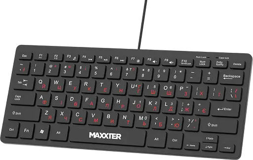 Клавиатура Maxxter KBM-C01B-UA Black - фото 2
