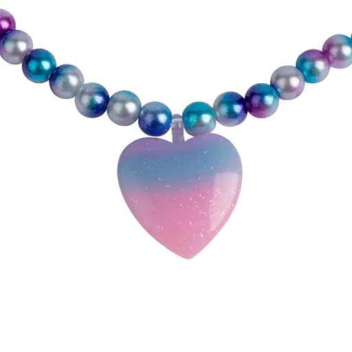 Набор украшений Жемчужины сердца (ожерелье, браслет) 2 шт - фото 3