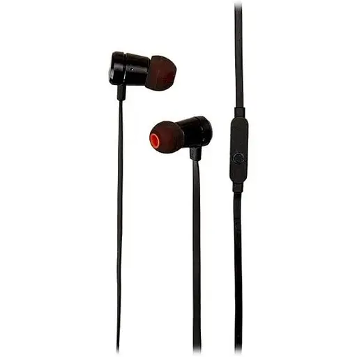 Вакуумные наушники JBL Tune 290 (T290) гарнитура проводная с микрофоном черная - фото 3