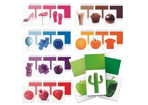 Настільна гра Headu Монтессорі. Кольори та відтінки (Montessori. Flashcards: Colors) (MU27859) - фото 2