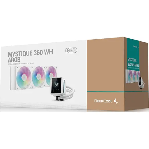 Система водяного охолодження Deepcool Mystique 360 ARGB White (R-LX360-WHDSNMCP-G-1) UA [150139] - фото 6