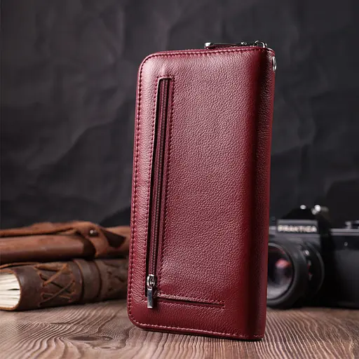 Кожаный женский кошелек ST Leather 20х10х2 см acs0028486 - фото 7