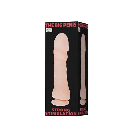 Фалоімітатор Baile The Big Penis 23.5 см тілесний - фото 5
