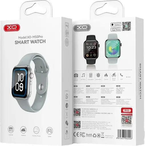 Смарт-часы XO M50 Pro Silver (6975837582446) - фото 4