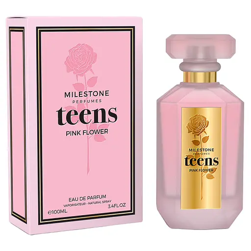 Парфумована вода жіноча Milestone Teens Pink Flower 100 мл (MM35993) - фото 2