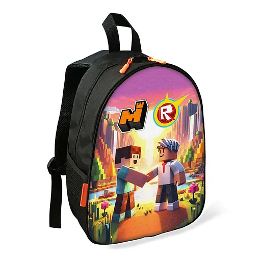 Рюкзак Minecraft детский школьный/городской 34х27х13 см для мальчика (02427)