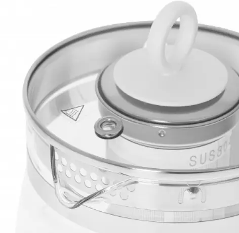 Стеклянный чайник 1,5 л с заварочным узлом и контролем температуры Gerlach GL 1296 - фото 4