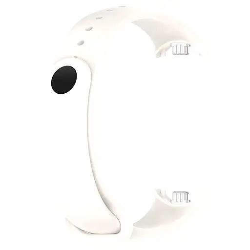 Ремешок для фитнес-браслета Lemfo для Xiaomi Mi Band 8 и 9 белый - фото 4