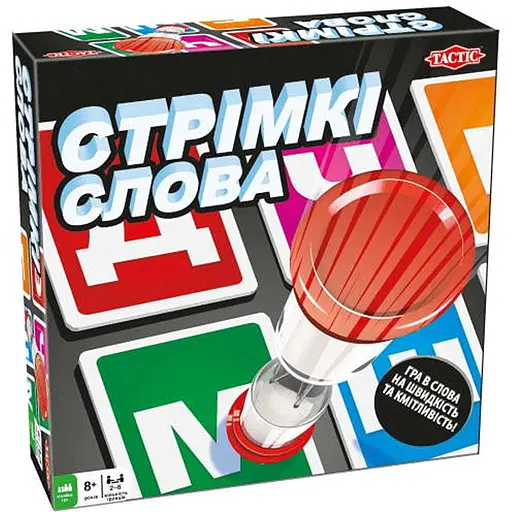 Настольная игра Tactic Словесные гонки (Word Rush) (укр.) (54668) - фото 1