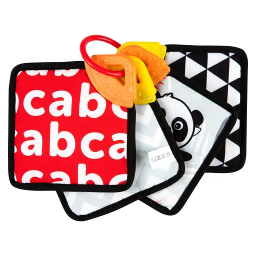 Сенсорные мягкие карточки Canpol babies BabiesBoo с прорезывателем для зубов (68/096) - фото 2