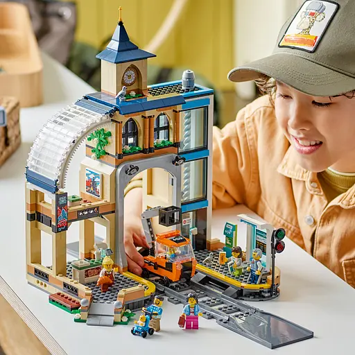 Конструктор LEGO City Центральный железнодорожный вокзал 752 детали (60469) - фото 13