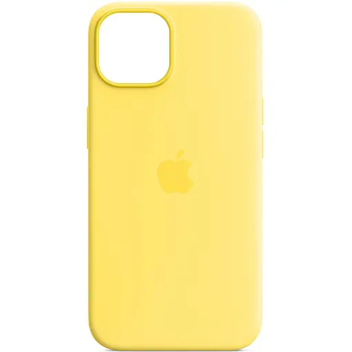 Чохол Epik Silicone case AAA with Magsafe and Animation для Apple iPhone 14, 6.1 Жовтий/Canary Yellow - фото 2