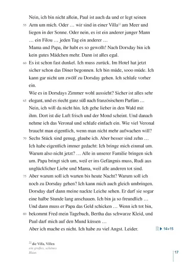 Fraulein Else. Leseheft mit Audio-CD - фото 16