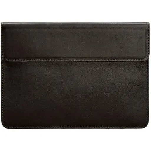 Кожаный чехол-конверт BlankNote на магнитах для ноутбука Универсальный Темно-коричневый - фото 1